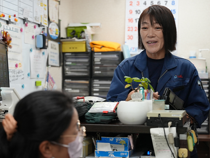 小さな会社だけど、“顔の見えるチーム”です。